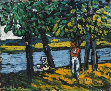 ブルック川の流れ Painting - シャトゥーのカノティエ モーリス・ド・ヴラマンク川の風景